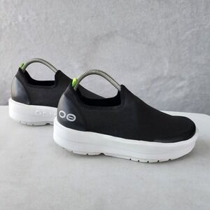 OOFOS Recovery Shoes Womens Size 9.5 Slip On Low Comfort Black OOmg eeZee